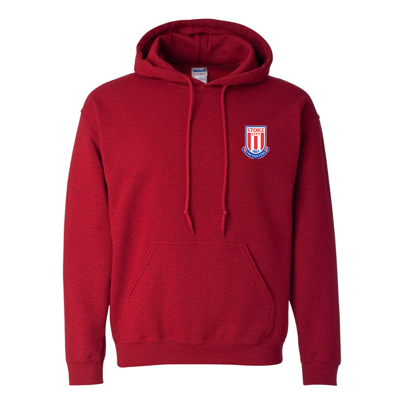 Men's Stoke City Soccer Gildan Heavy Blend Hooded Sweatshirt