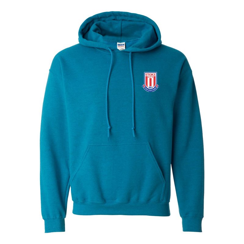 Men's Stoke City Soccer Gildan Heavy Blend Hooded Sweatshirt