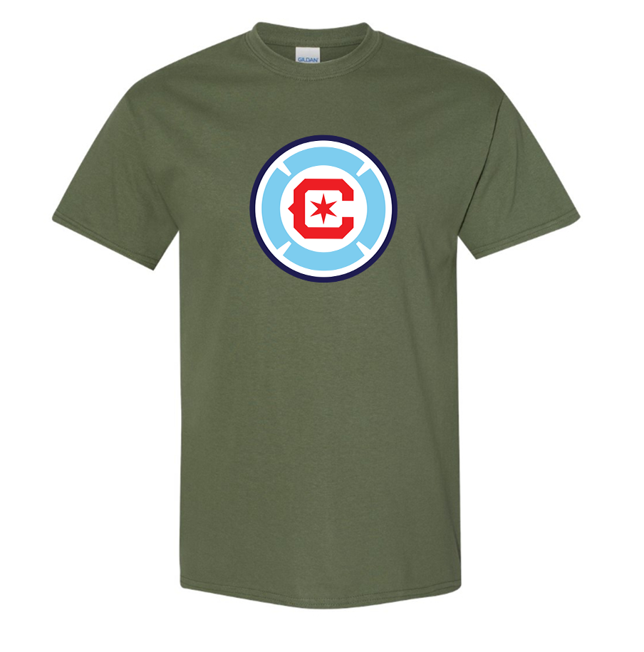 Men's Chicago fire Soccer Cotton T-Shirt