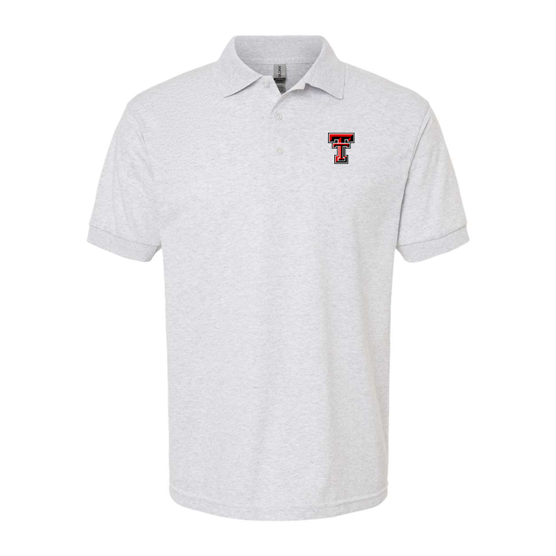 Men's Texas Tech Red Raiders Gildan Dry Blend Jersey Polo