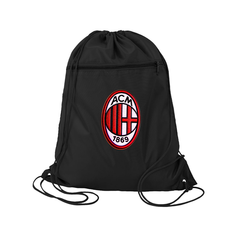 AC Milan Embroidered Q-Tees - Polyester Cinchpack