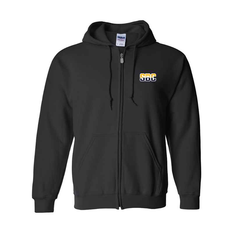Men's Sun Belt Conference Gildan Heavy Blend Full Zip Hooded Sweatshirt