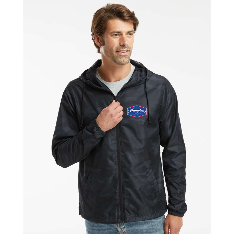 Men's Hampton by Hilton Independent Trading Co Lightweight Windbreaker Full-Zip Jacket