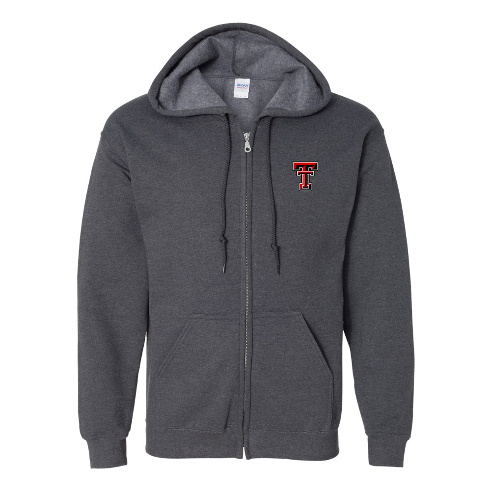 Men's Texas Tech Red Raiders JERZEES NuBlend Full-Zip Hooded Sweatshirt