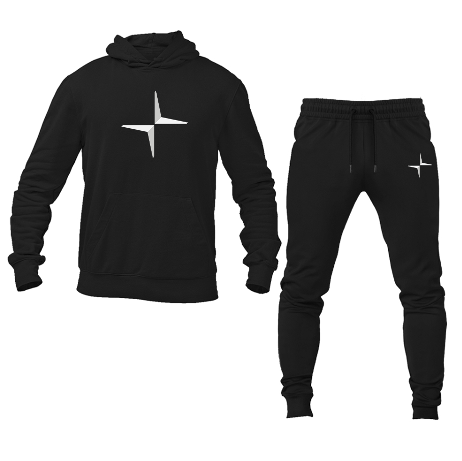 Men's Polestar Electric Car Hoodie Joggers Set