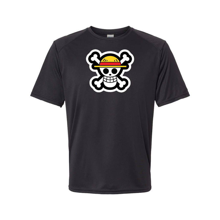 Men's Straw Hat Polyester T-Shirt