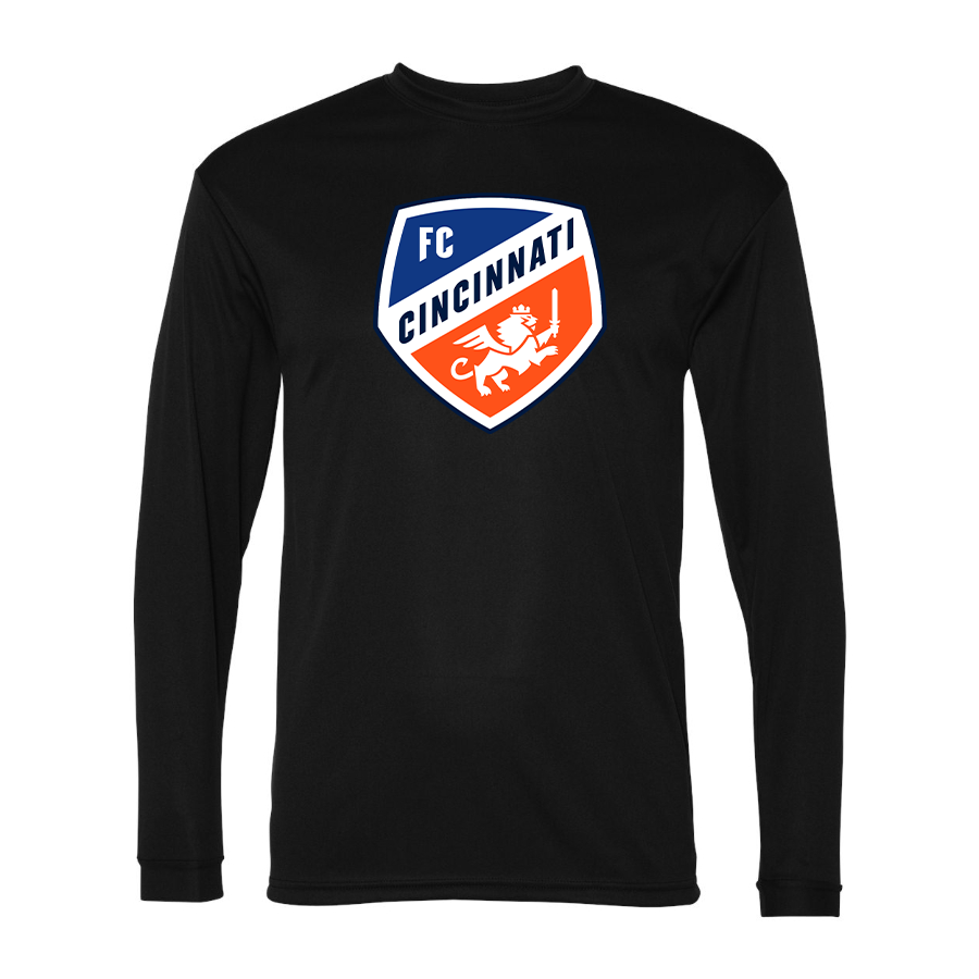 Men's FC Cincinnati Polyester Long Sleeve T-Shirt