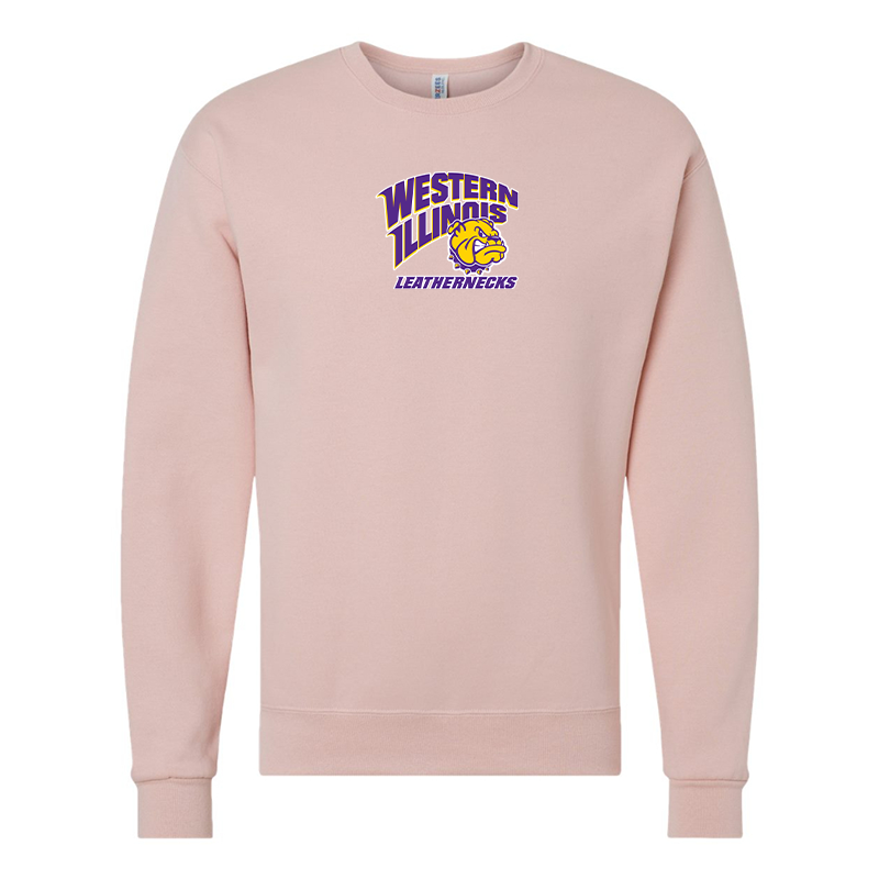 Men's Western Illinois Leathernecks JERZEES NuBlend Crewneck Sweatshirt