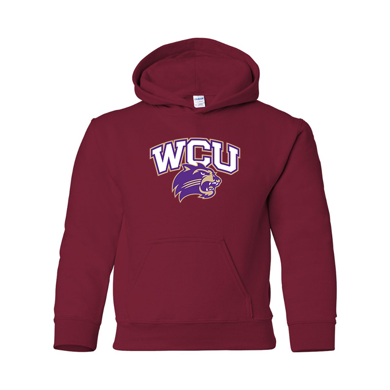 Youth Western Carolina CatamountsGildan Heavy Blend Hooded Sweatshirt