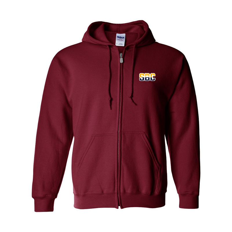 Men's Sun Belt Conference Gildan Heavy Blend Full Zip Hooded Sweatshirt