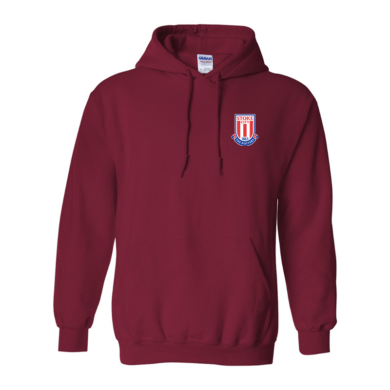 Men's Stoke City Soccer Gildan Heavy Blend Hooded Sweatshirt