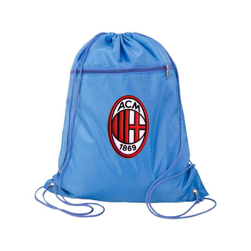 AC Milan Embroidered Q-Tees - Polyester Cinchpack