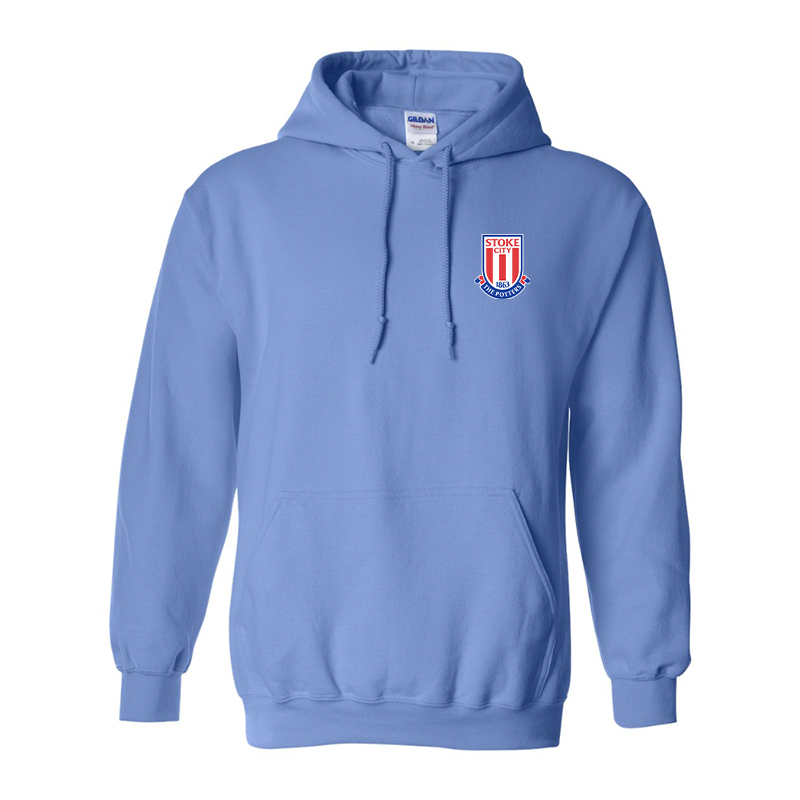 Men's Stoke City Soccer Gildan Heavy Blend Hooded Sweatshirt