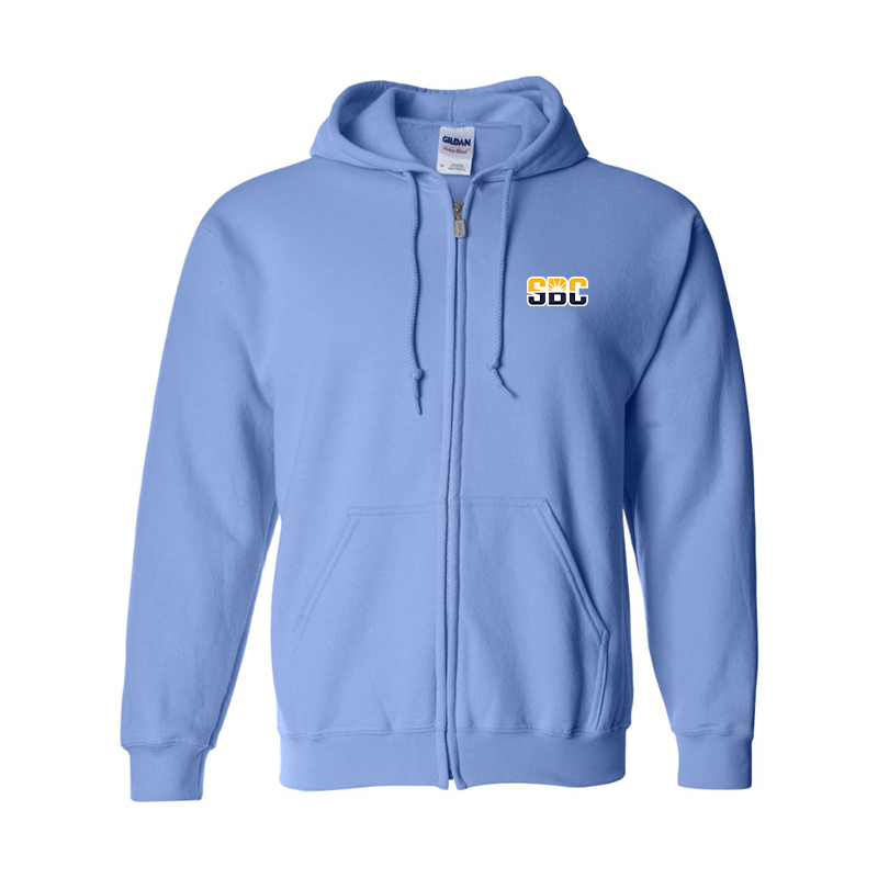 Men's Sun Belt Conference Gildan Heavy Blend Full Zip Hooded Sweatshirt