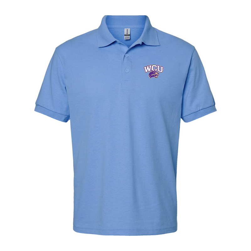 Men's Western Carolina Catamounts Gildan Dry Blend Jersey Polo