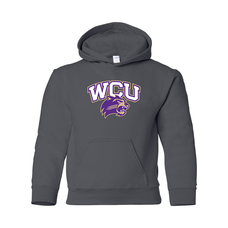 Youth Western Carolina CatamountsGildan Heavy Blend Hooded Sweatshirt