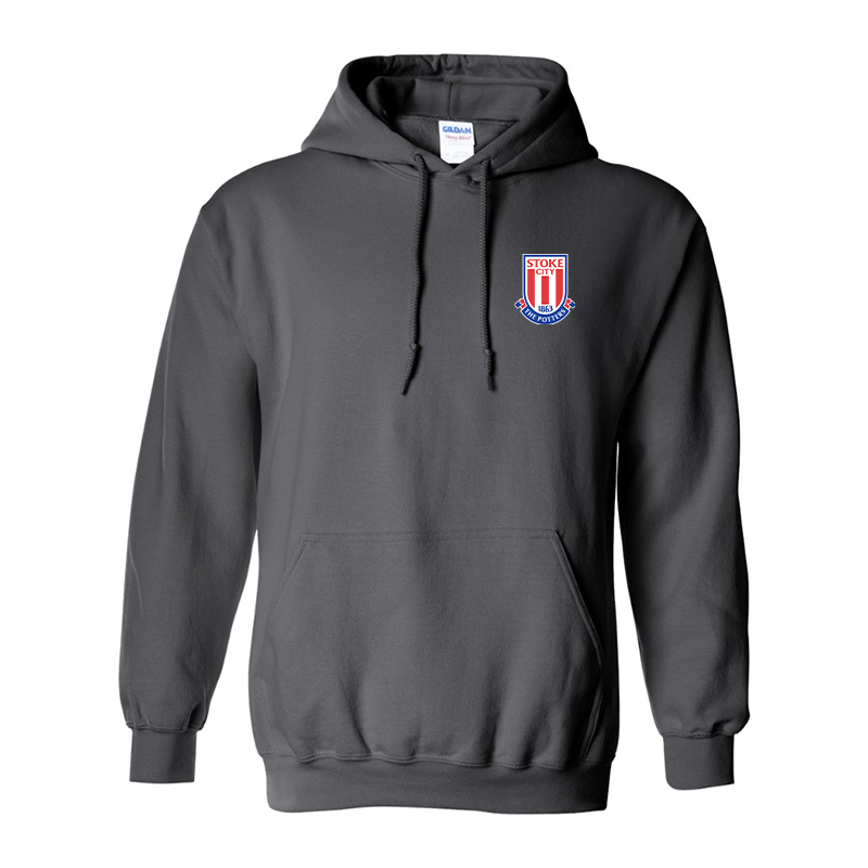 Men's Stoke City Soccer Gildan Heavy Blend Hooded Sweatshirt