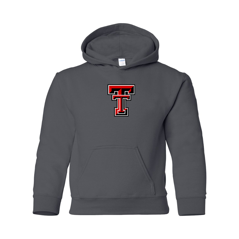 Youth Texas Tech Red Raiders Gildan Heavy Blend Hooded Sweatshirt