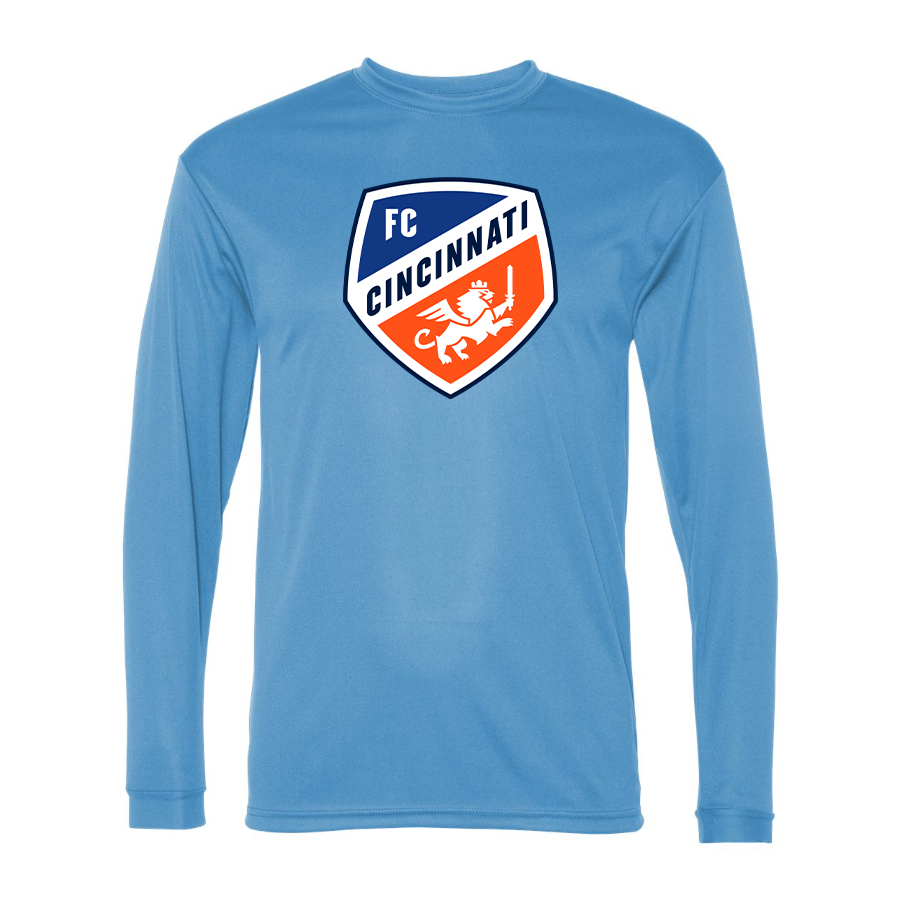 Men's FC Cincinnati Polyester Long Sleeve T-Shirt