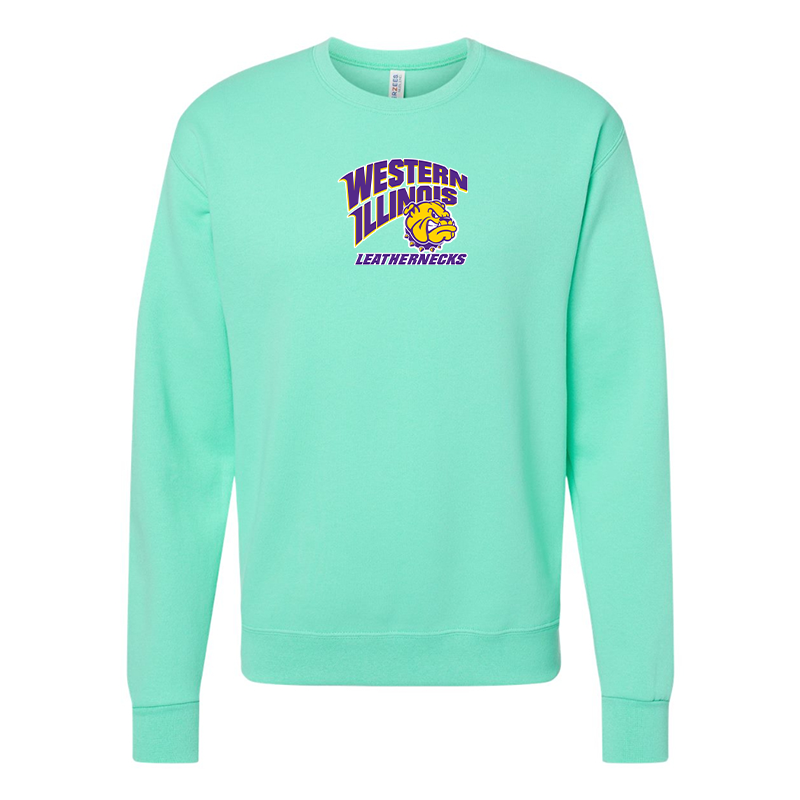 Men's Western Illinois Leathernecks JERZEES NuBlend Crewneck Sweatshirt