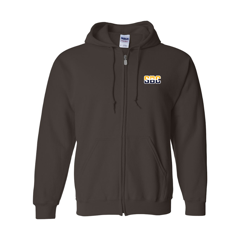 Men's Sun Belt Conference Gildan Heavy Blend Full Zip Hooded Sweatshirt