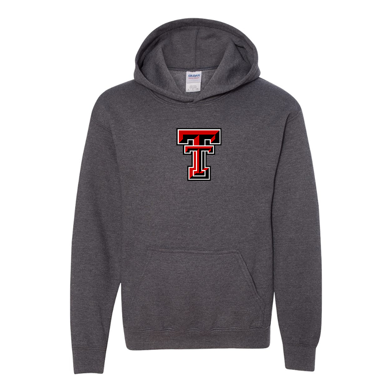 Youth Texas Tech Red Raiders Gildan Heavy Blend Hooded Sweatshirt