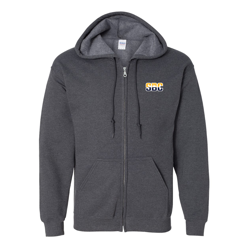 Men's Sun Belt Conference Gildan Heavy Blend Full Zip Hooded Sweatshirt