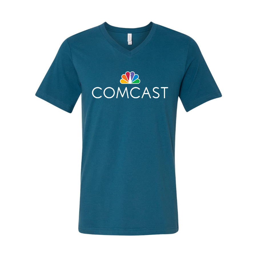 Men's Comcast BELLA + CANVAS - Jersey V-Neck T-Shirt