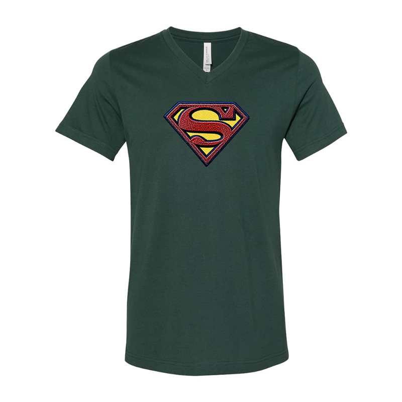 (Design Here) BELLA CANVAS - Jersey V-Neck T-Shirt