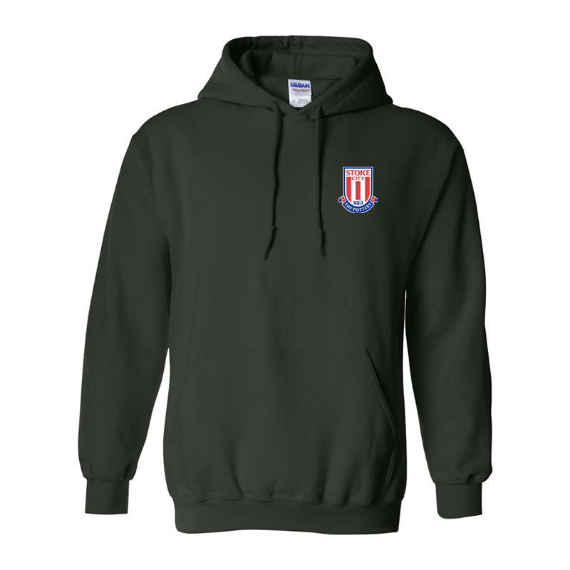 Men's Stoke City Soccer Gildan Heavy Blend Hooded Sweatshirt