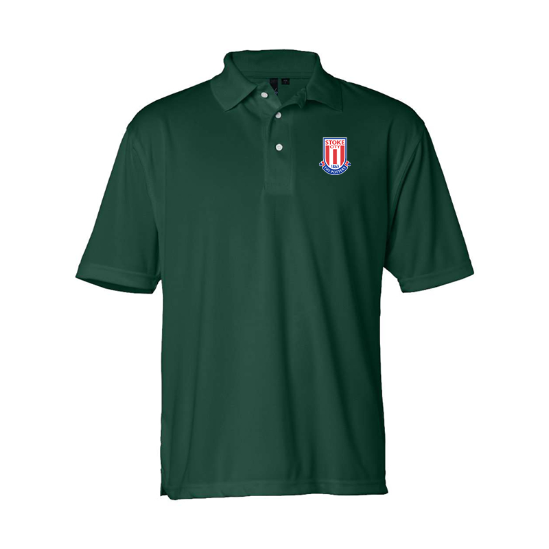 Men's Stoke City Soccer Sierra Pacific Moisture Free Mesh Polo