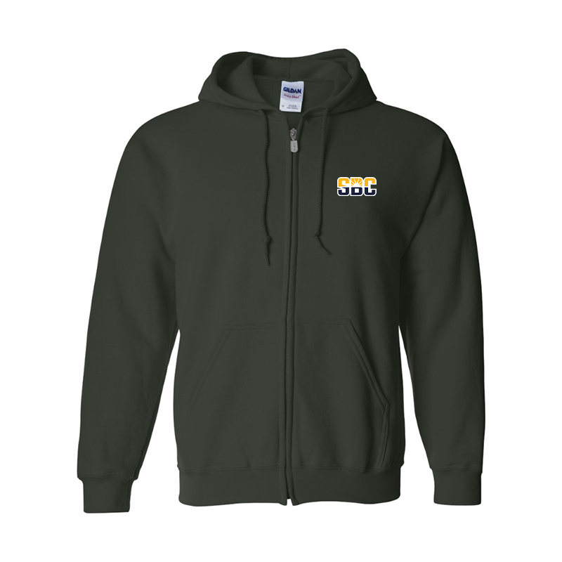 Men's Sun Belt Conference Gildan Heavy Blend Full Zip Hooded Sweatshirt