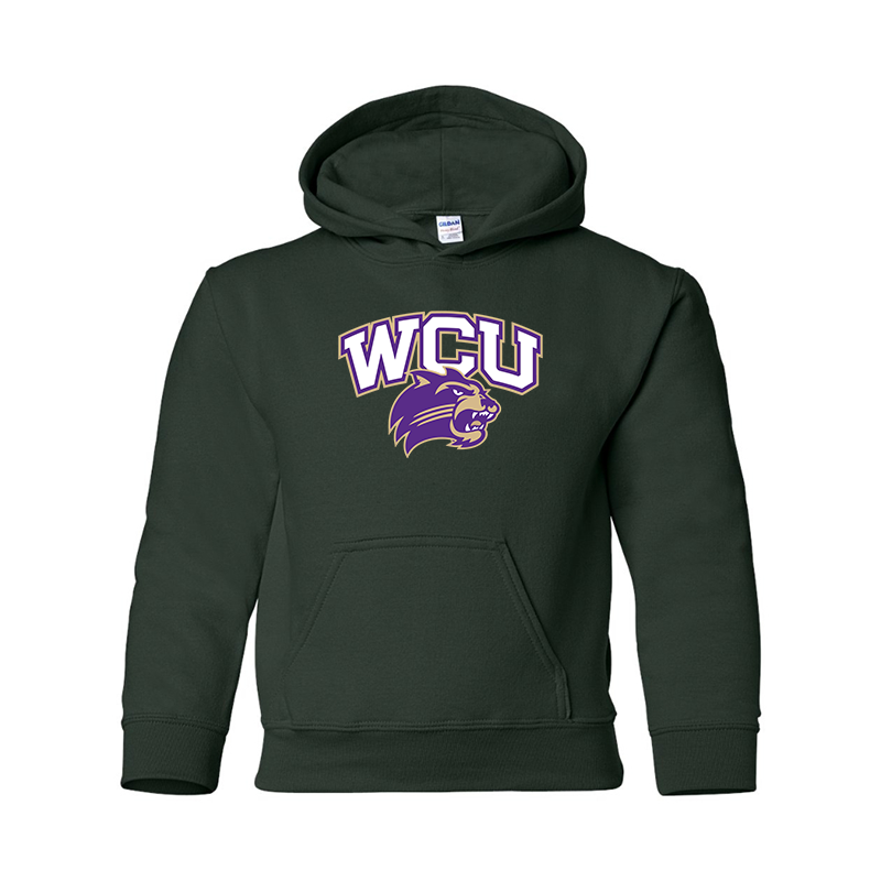 Youth Western Carolina CatamountsGildan Heavy Blend Hooded Sweatshirt
