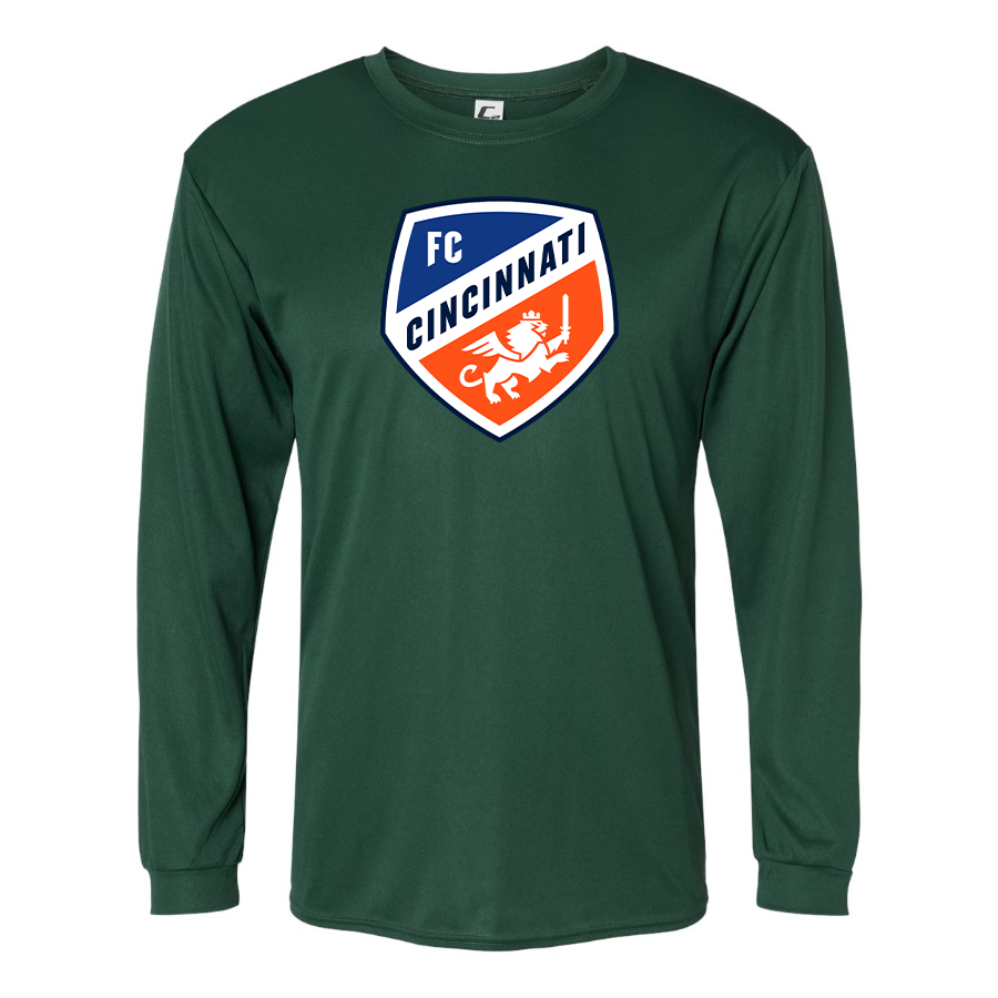 Men's FC Cincinnati Polyester Long Sleeve T-Shirt