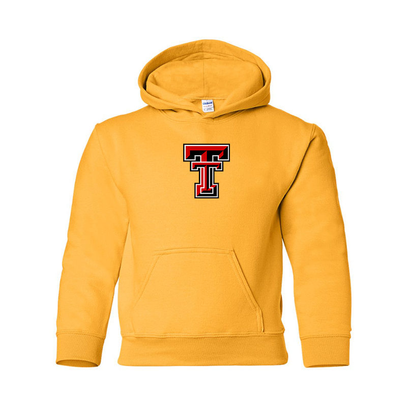 Youth Texas Tech Red Raiders Gildan Heavy Blend Hooded Sweatshirt