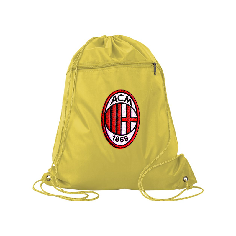 AC Milan Embroidered Q-Tees - Polyester Cinchpack