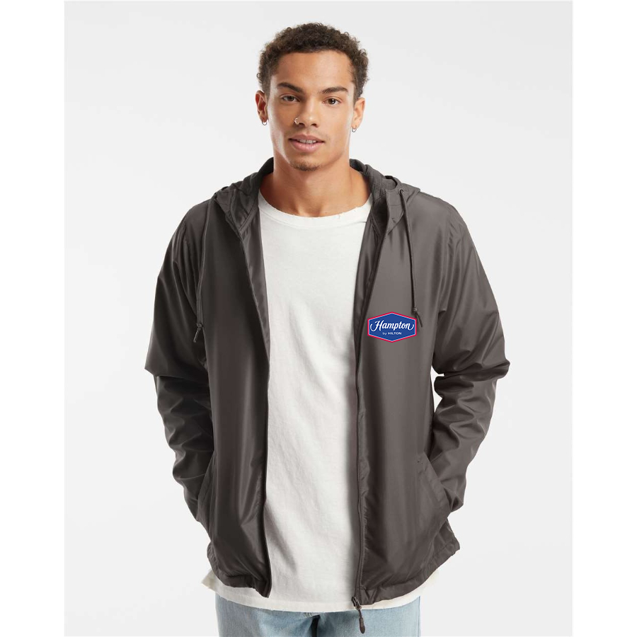 Men's Hampton by Hilton Independent Trading Co Lightweight Windbreaker Full-Zip Jacket
