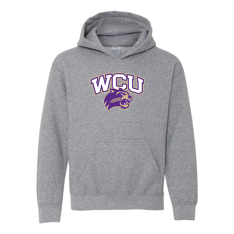 Youth Western Carolina CatamountsGildan Heavy Blend Hooded Sweatshirt