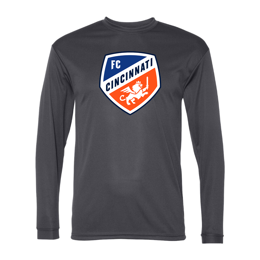 Men's FC Cincinnati Polyester Long Sleeve T-Shirt
