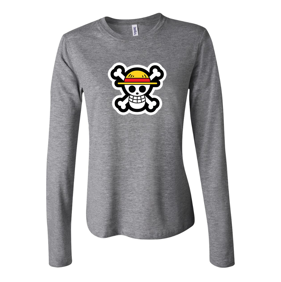 Women's Straw Hat Long Sleeve T-Shirt