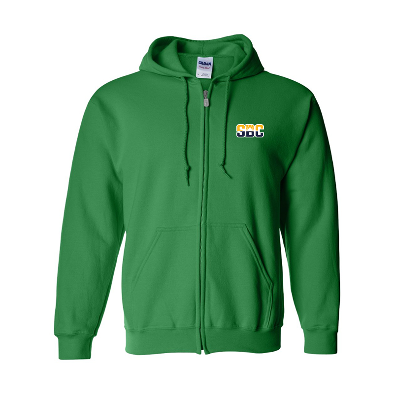 Men's Sun Belt Conference Gildan Heavy Blend Full Zip Hooded Sweatshirt