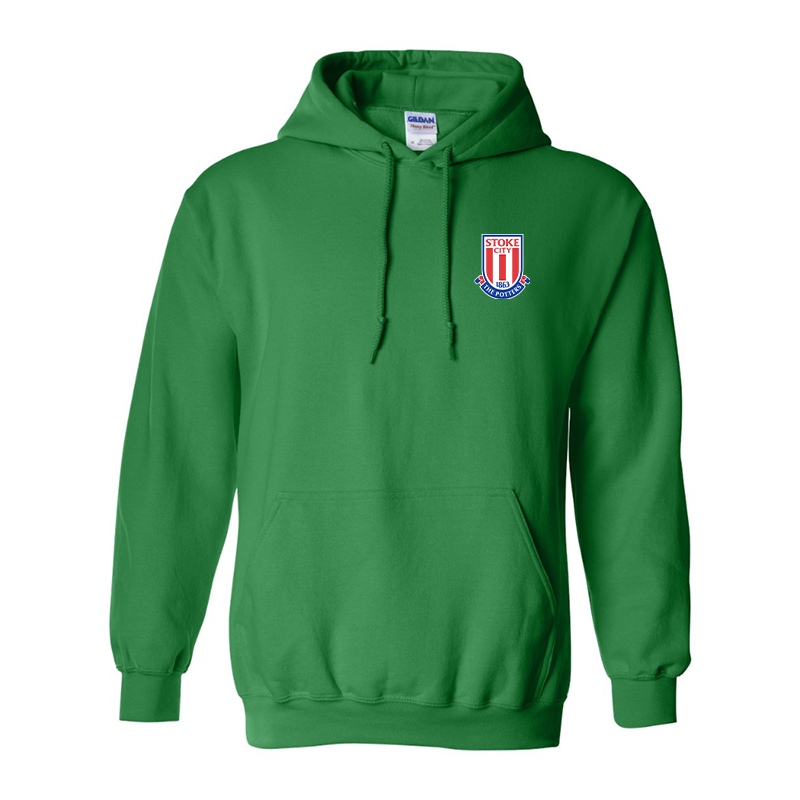 Men's Stoke City Soccer Gildan Heavy Blend Hooded Sweatshirt