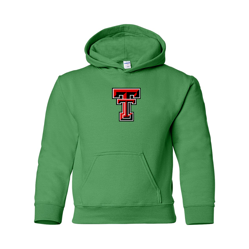 Youth Texas Tech Red Raiders Gildan Heavy Blend Hooded Sweatshirt