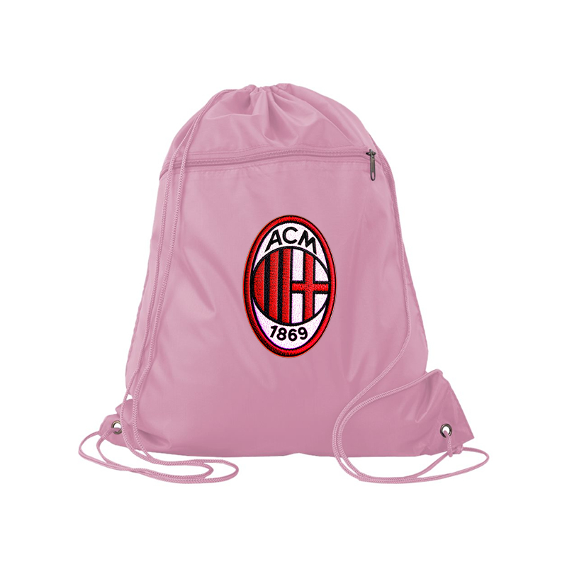 AC Milan Embroidered Q-Tees - Polyester Cinchpack