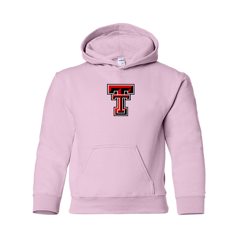 Youth Texas Tech Red Raiders Gildan Heavy Blend Hooded Sweatshirt