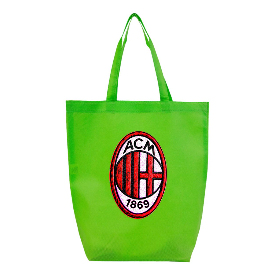 AC Milan Embroidered Q-Tees Non-Woven Gusset Bottom Tote