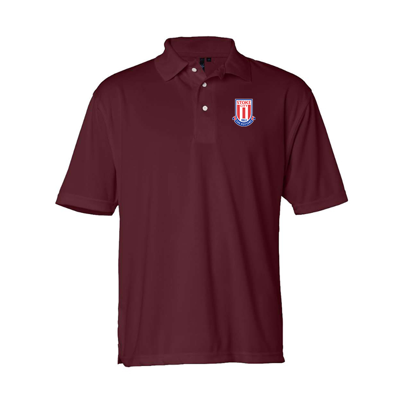Men's Stoke City Soccer Sierra Pacific Moisture Free Mesh Polo