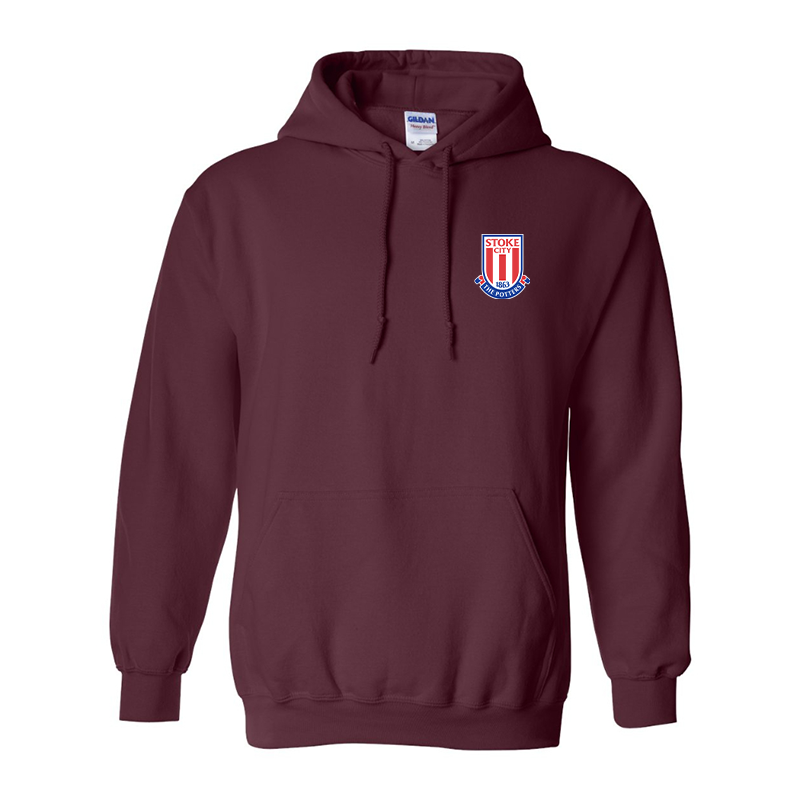 Men's Stoke City Soccer Gildan Heavy Blend Hooded Sweatshirt