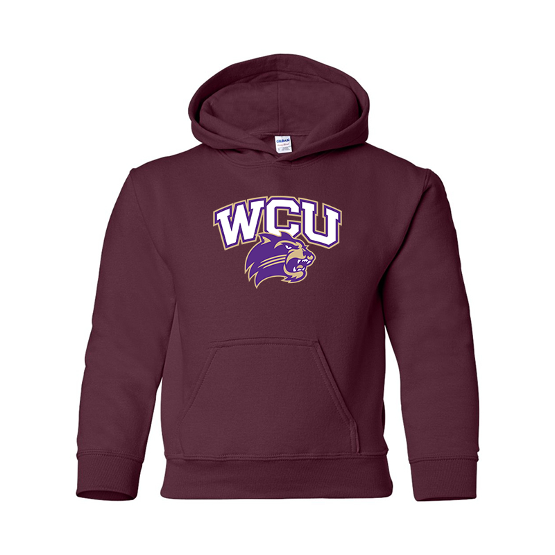 Youth Western Carolina CatamountsGildan Heavy Blend Hooded Sweatshirt