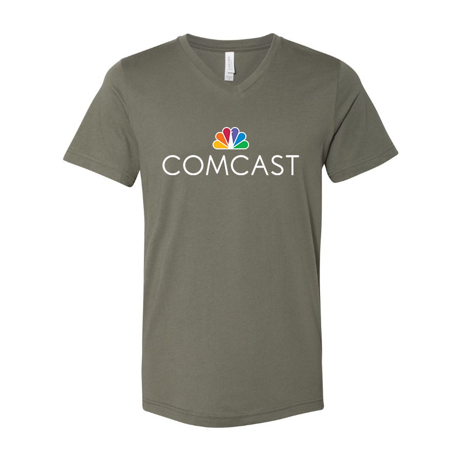 Men's Comcast BELLA + CANVAS - Jersey V-Neck T-Shirt